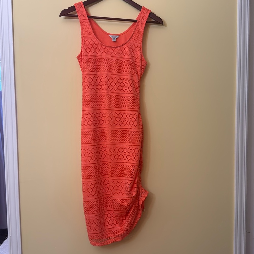GUESS Pretty Peach Dress – Spring Ready! (Size XS)